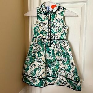 Janie and Jack Paisley Dress- 4